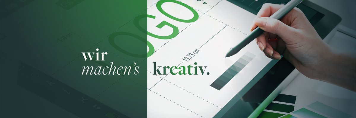 Kreativarbeit in der hauseigenen Grafikabteilung